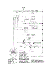Schematic Diagram-Tractor parts for Craftsman Front-Engine Lawn Tractor 917288091 from AppliancePartsPros.com