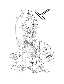 Mower Deck parts for Craftsman Front-Engine Lawn Tractor 917288092 from AppliancePartsPros.com