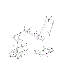 Lift parts for Craftsman Front-Engine Lawn Tractor 917288092 from AppliancePartsPros.com