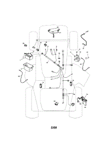 Electrical parts for Craftsman Front-Engine Lawn Tractor 917288100 from AppliancePartsPros.com