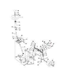 Steering parts for Craftsman Front-Engine Lawn Tractor 917288100 from AppliancePartsPros.com