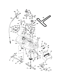 Mower Deck parts for Craftsman Front-Engine Lawn Tractor 917288101 from AppliancePartsPros.com