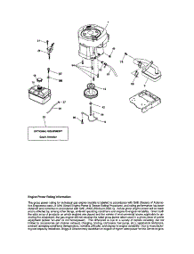 Engine parts for Craftsman Front-Engine Lawn Tractor 917288110 from AppliancePartsPros.com