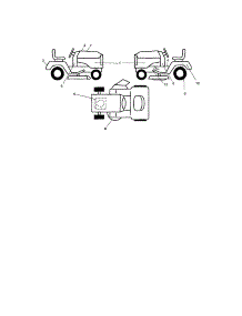 Decals parts for Craftsman Front-Engine Lawn Tractor 917288110 from AppliancePartsPros.com