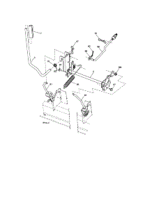 Lift parts for Craftsman Front-Engine Lawn Tractor 917288110 from AppliancePartsPros.com
