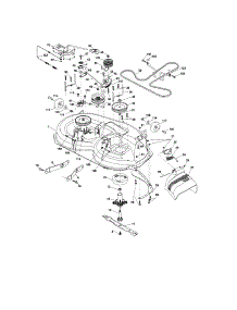 Mower Deck parts for Craftsman Front-Engine Lawn Tractor 917288110 from AppliancePartsPros.com