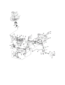 Steering parts for Craftsman Front-Engine Lawn Tractor 917288111 from AppliancePartsPros.com