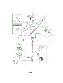 Electrical parts for Craftsman Front-Engine Lawn Tractor 917288112 from AppliancePartsPros.com