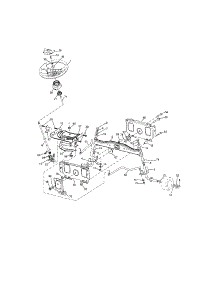 Steering parts for Craftsman Front-Engine Lawn Tractor 917288112 from AppliancePartsPros.com