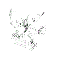 Lift parts for Craftsman Front-Engine Lawn Tractor 917288112 from AppliancePartsPros.com