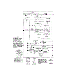 Schematic Diagram parts for Craftsman Front-Engine Lawn Tractor 917288112 from AppliancePartsPros.com
