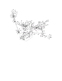 Steering parts for Craftsman Front-Engine Lawn Tractor 917288120 from AppliancePartsPros.com