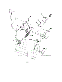 Lift parts for Craftsman Front-Engine Lawn Tractor 917288120 from AppliancePartsPros.com
