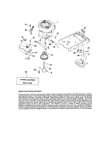 Engine parts for Craftsman Front-Engine Lawn Tractor 917288121 from AppliancePartsPros.com