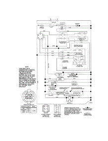 Schematic Diagram-Tractor parts for Craftsman Front-Engine Lawn Tractor 917288121 from AppliancePartsPros.com