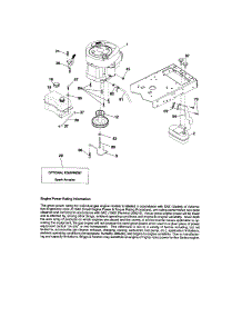 Engine parts for Craftsman Front-Engine Lawn Tractor 917288122 from AppliancePartsPros.com
