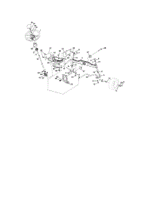 Steering parts for Craftsman Front-Engine Lawn Tractor 917288122 from AppliancePartsPros.com