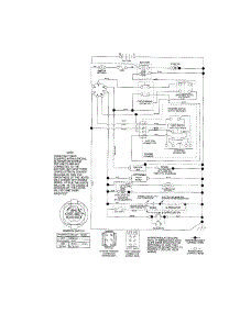 Schematic Diagram parts for Craftsman Front-Engine Lawn Tractor 917288122 from AppliancePartsPros.com