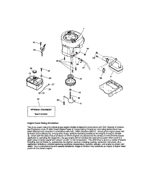 Engine parts for Craftsman Front-Engine Lawn Tractor 917288130 from AppliancePartsPros.com