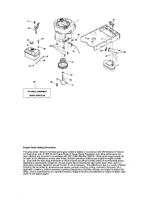 Engine parts for Craftsman Front-Engine Lawn Tractor 917288131 from AppliancePartsPros.com