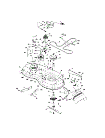 Mower Deck parts for Craftsman Front-Engine Lawn Tractor 917288131 from AppliancePartsPros.com
