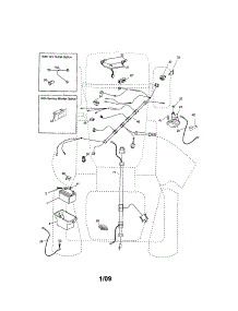 Electrical parts for Craftsman Front-Engine Lawn Tractor 917288140 from AppliancePartsPros.com