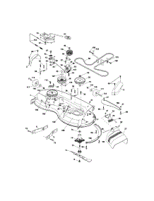 Mower Deck parts for Craftsman Front-Engine Lawn Tractor 917288140 from AppliancePartsPros.com