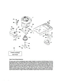 Engine parts for Craftsman Front-Engine Lawn Tractor 917288141 from AppliancePartsPros.com