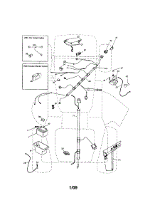 Electrical parts for Craftsman Front-Engine Lawn Tractor 917288142 from AppliancePartsPros.com