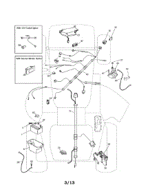 Electrical parts for Craftsman Front-Engine Lawn Tractor 917288150 from AppliancePartsPros.com