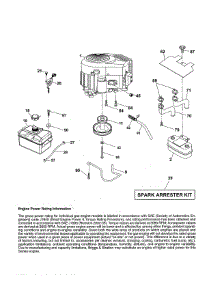 Engine parts for Craftsman Front-Engine Lawn Tractor 917288150 from AppliancePartsPros.com