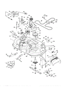 Mower parts for Craftsman Front-Engine Lawn Tractor 917288150 from AppliancePartsPros.com