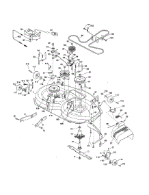 Mower Deck parts for Craftsman Front-Engine Lawn Tractor 917288160 from AppliancePartsPros.com