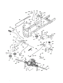 Drive parts for Craftsman Front-Engine Lawn Tractor 917288161 from AppliancePartsPros.com