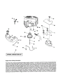 Engine parts for Craftsman Front-Engine Lawn Tractor 917288161 from AppliancePartsPros.com