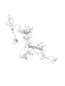 Steering parts for Craftsman Front-Engine Lawn Tractor 917288161 from AppliancePartsPros.com