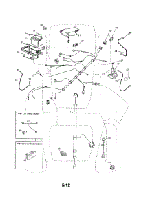 Electrical parts for Craftsman Front-Engine Lawn Tractor 917288162 from AppliancePartsPros.com