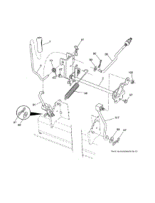 Mower Lift parts for Craftsman Front-Engine Lawn Tractor 917288162 from AppliancePartsPros.com