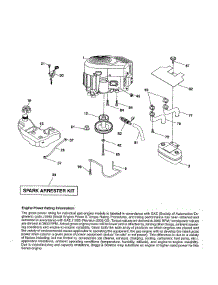 Engine parts for Craftsman Front-Engine Lawn Tractor 917288171 from AppliancePartsPros.com