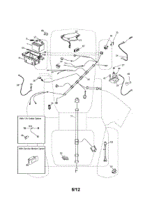 Electrical parts for Craftsman Front-Engine Lawn Tractor 917288172 from AppliancePartsPros.com