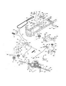 Drive parts for Craftsman Front-Engine Lawn Tractor 917288172 from AppliancePartsPros.com