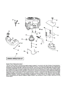 Engine parts for Craftsman Front-Engine Lawn Tractor 917288172 from AppliancePartsPros.com