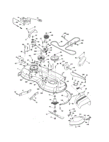 Mower parts for Craftsman Front-Engine Lawn Tractor 917288172 from AppliancePartsPros.com