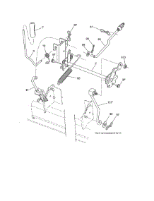 Mower Lift parts for Craftsman Front-Engine Lawn Tractor 917288172 from AppliancePartsPros.com