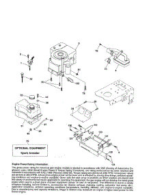 Engine parts for Craftsman Front-Engine Lawn Tractor 917288190 from AppliancePartsPros.com