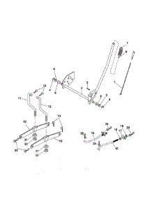 Mower Lift parts for Craftsman Front-Engine Lawn Tractor 917288190 from AppliancePartsPros.com
