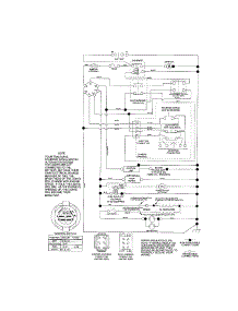 Schematic Diagram parts for Craftsman Front-Engine Lawn Tractor 917288210 from AppliancePartsPros.com