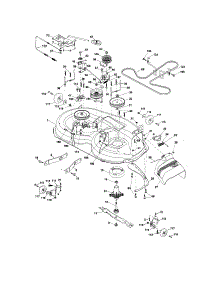Mower Deck parts for Craftsman Front-Engine Lawn Tractor 917288211 from AppliancePartsPros.com