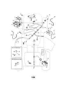 Electrical parts for Craftsman Front-Engine Lawn Tractor 917288250 from AppliancePartsPros.com