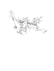 Steering parts for Craftsman Front-Engine Lawn Tractor 917288250 from AppliancePartsPros.com